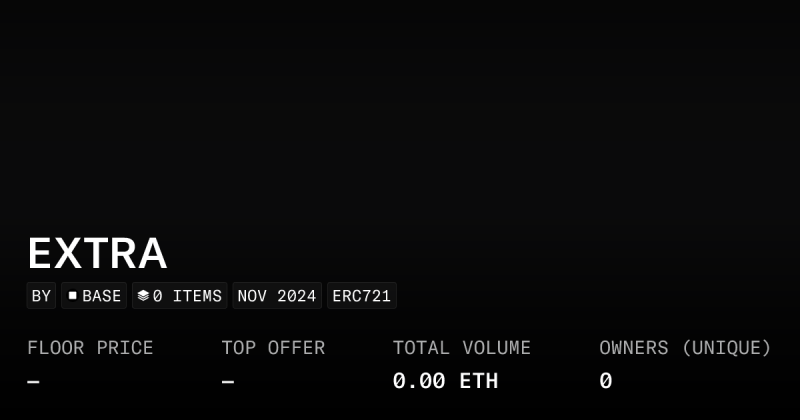 Extra Official Collection Opensea - Stunning HD Minimal Backgrounds | Free Download