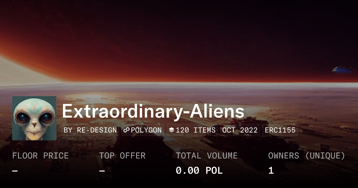 Extraordinary Aliens Collection Opensea
