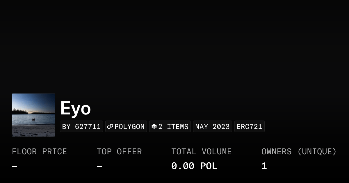 Eyo Collection Opensea