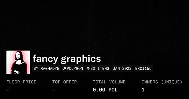 Fancy Graphics Collection Opensea - Minimal Illustration Collection - 4K Quality