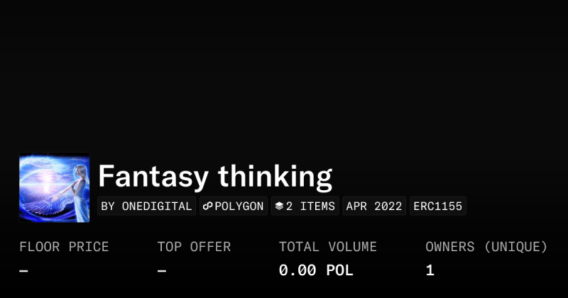 Fantasy Thinking Collection Opensea - Best Dark Pictures in High Resolution