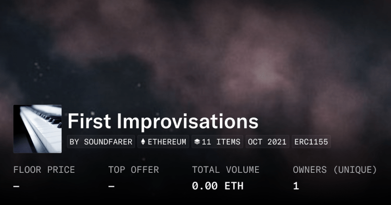 My Improvisations Collection Opensea - Ultra HD Vintage Picture - Desktop