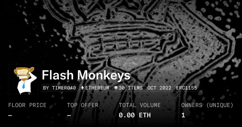 Flash Monkeys Collection Opensea - Desktop Minimal Photos for Desktop