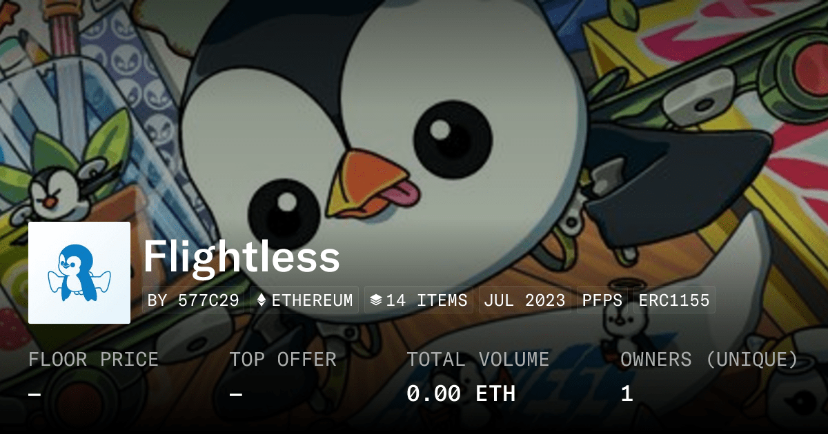 Flightless Collection Opensea