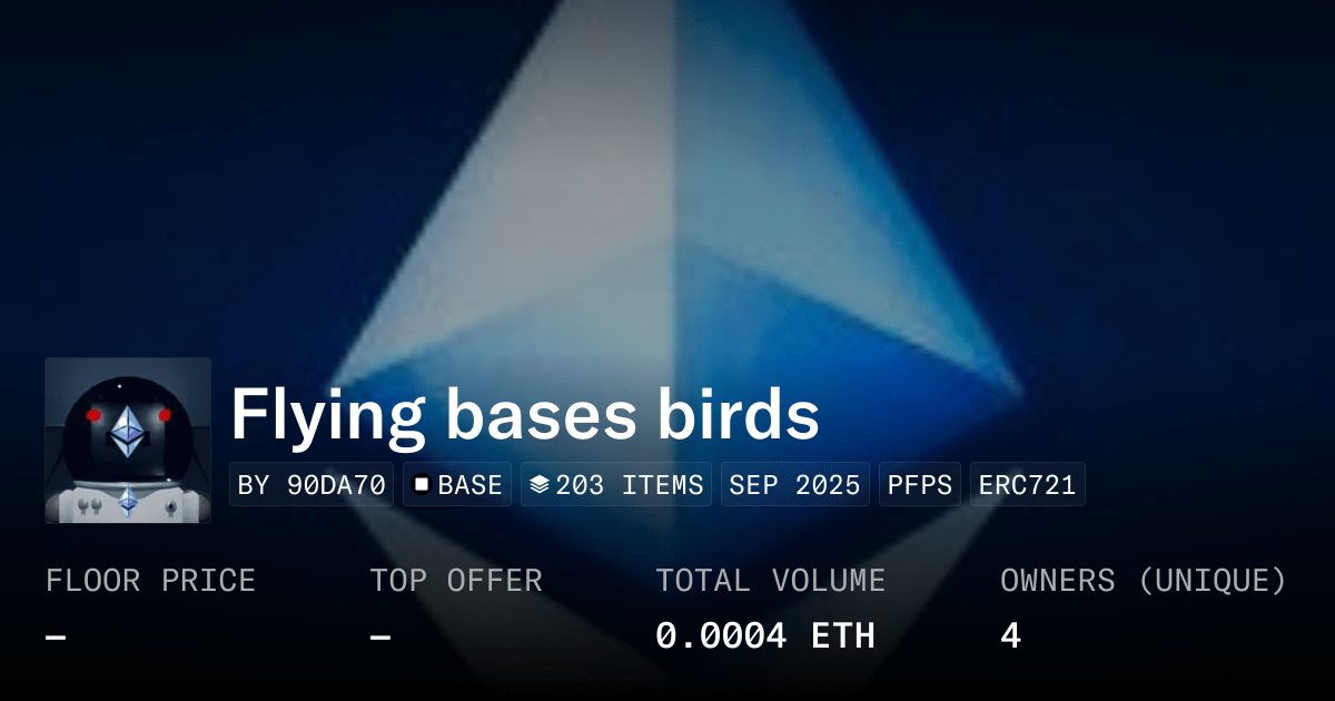 Flying Bases Birds Collection Opensea