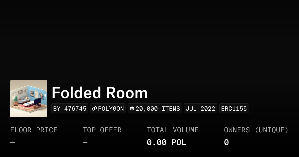 Folded Room Collection Opensea