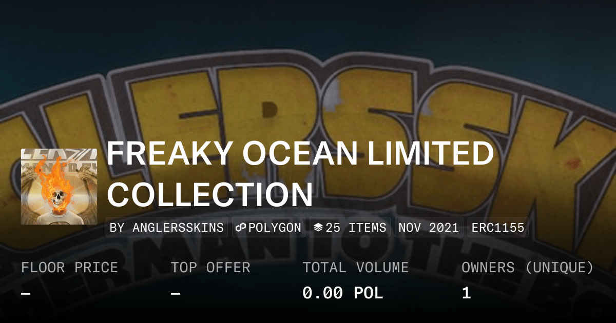 Freaky Ocean Limited Collection Collection Opensea