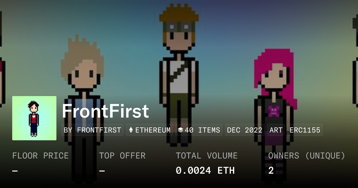 Frontfirst Collection Opensea
