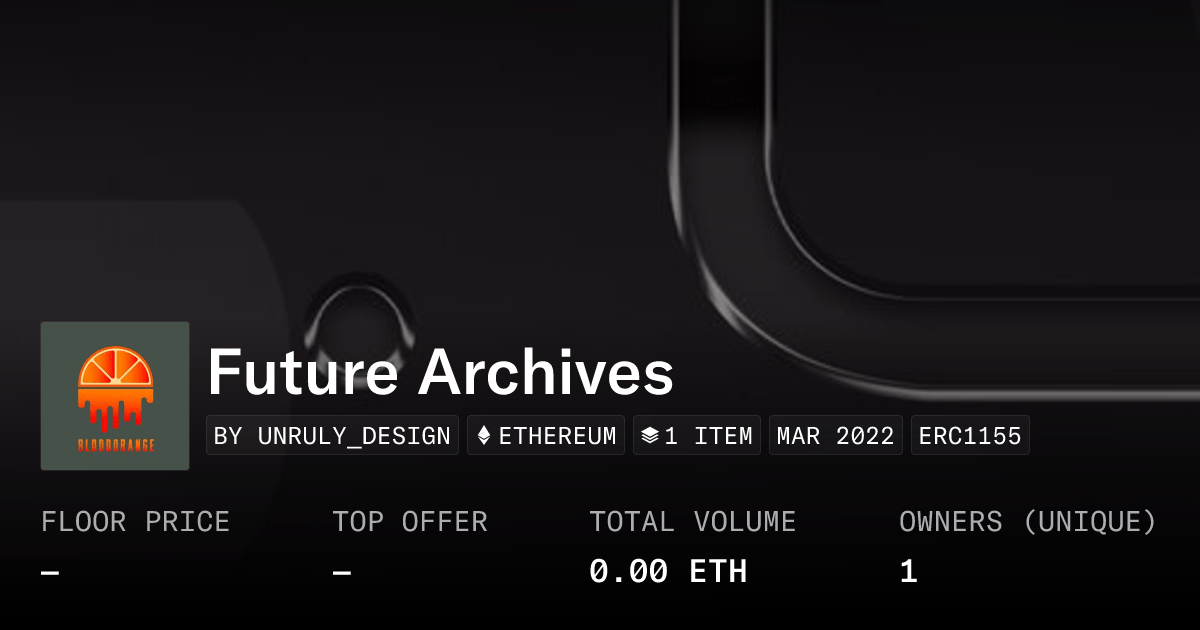 Future Archives Collection Opensea