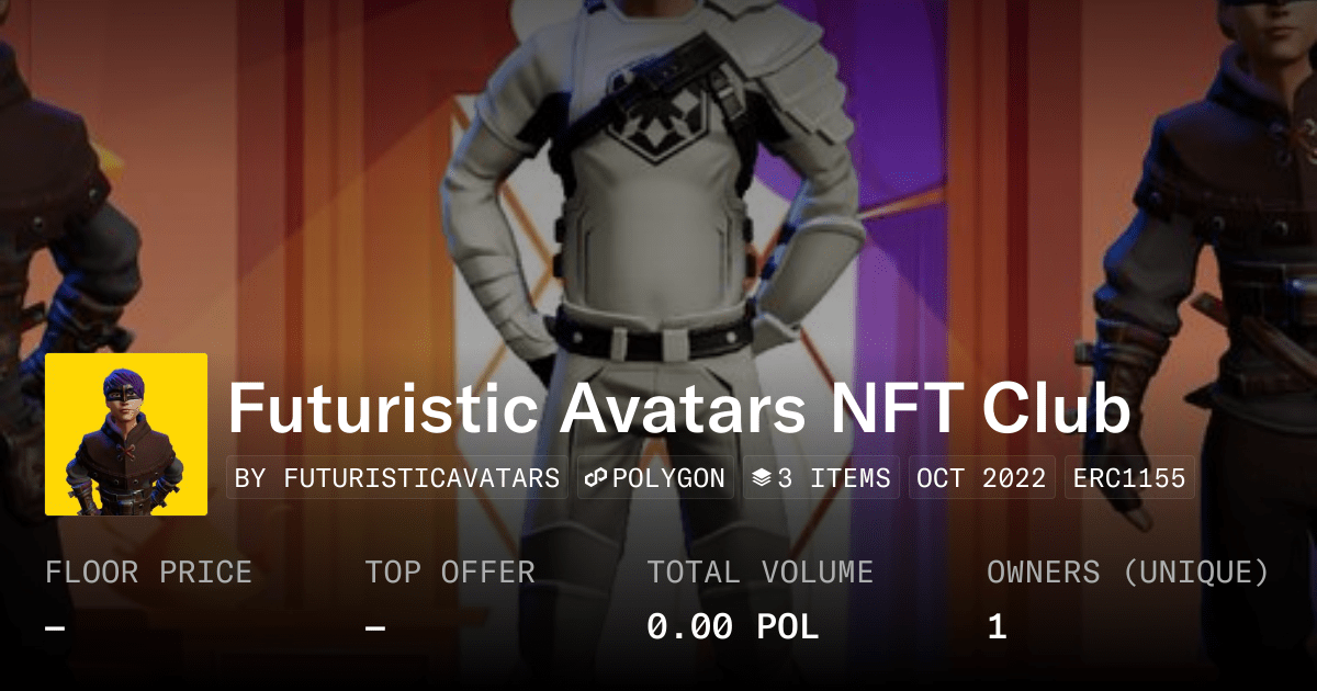 Futuristic Avatars Nft Club Collection Opensea