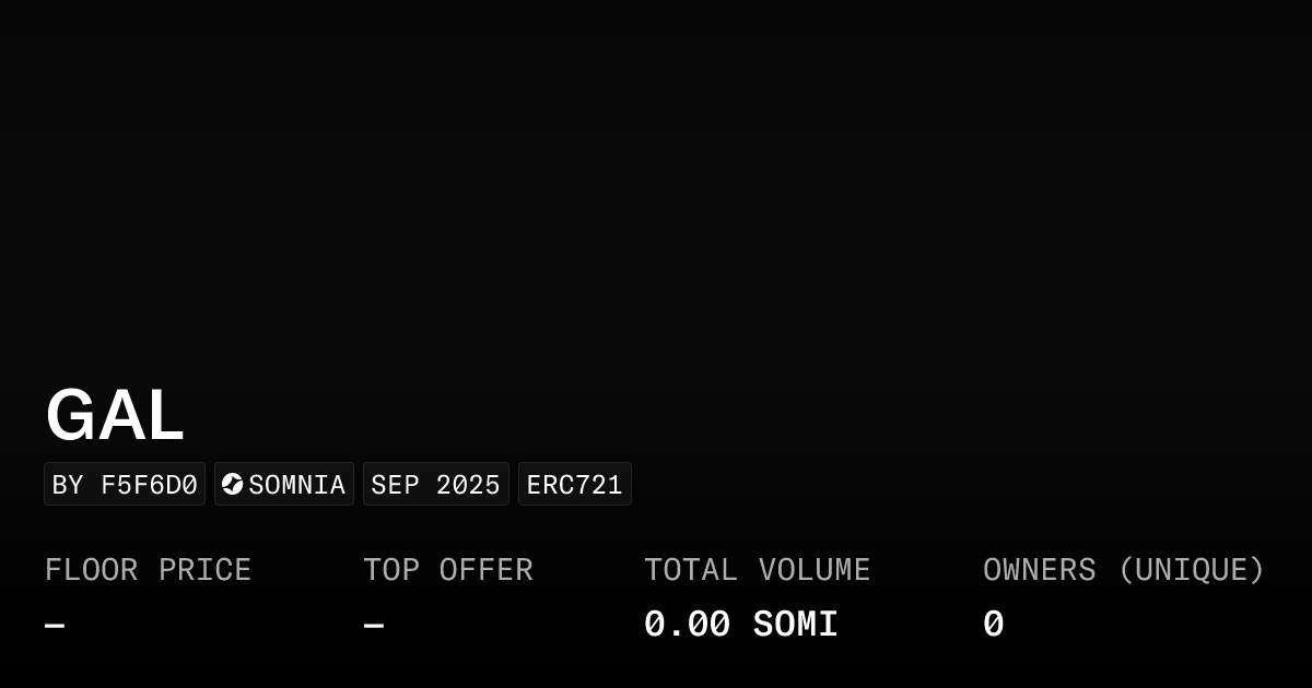 Gal Collection Opensea