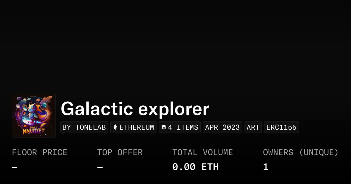 Galactic Explorer Collection Opensea