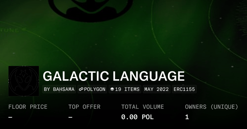 Galactic Language Collection Opensea - Full HD Sunset Pictures for Desktop