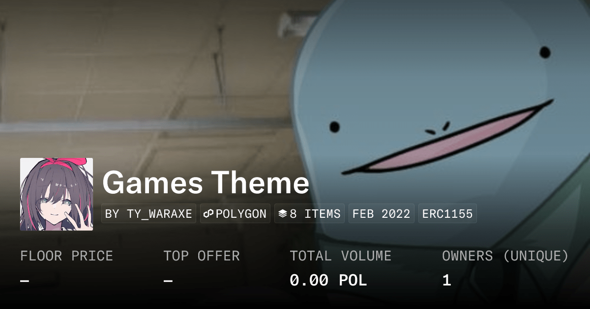 Games Theme Collection Opensea