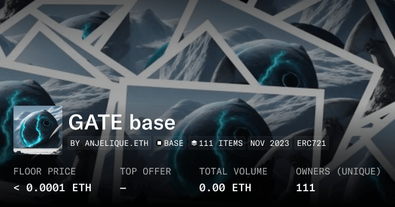 Base Gate Collection Opensea - 4K Gradient Illustrations for Desktop