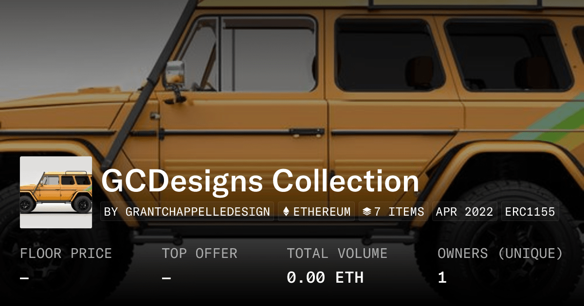 Gcdesigns Collection Collection Opensea