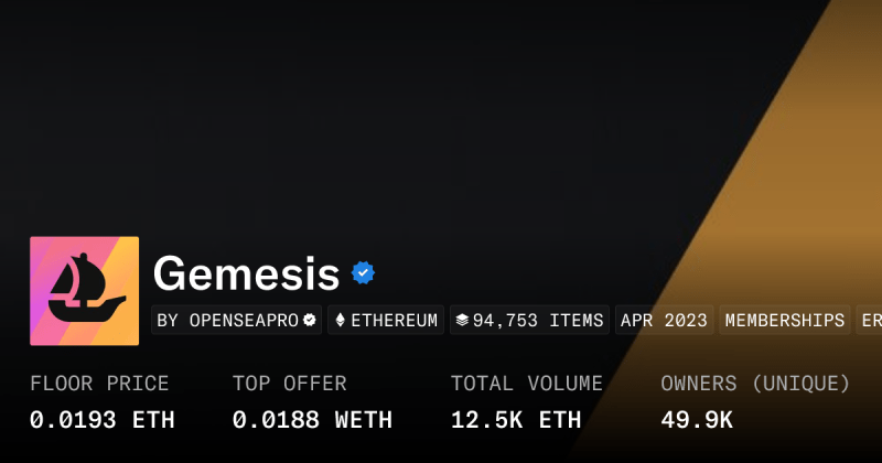 Gemesis Collection Opensea - Ultra HD Landscape Picture - Retina