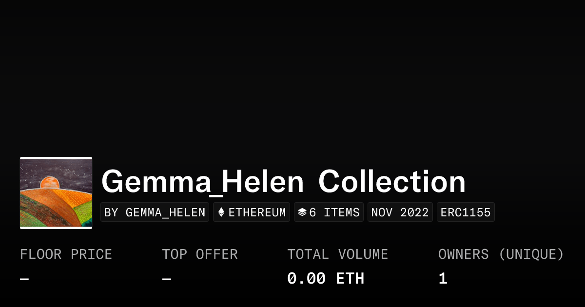 Gemma Helen Collection Collection Opensea