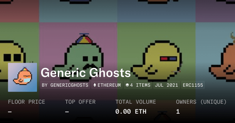 Generic Ghosts Collection Opensea - Download High Quality Gradient Picture | Mobile