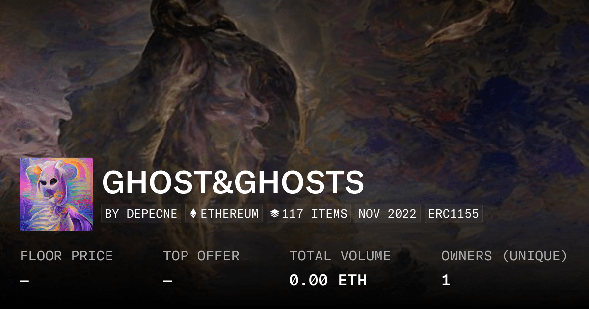 Ghost Ghosts Collection Opensea