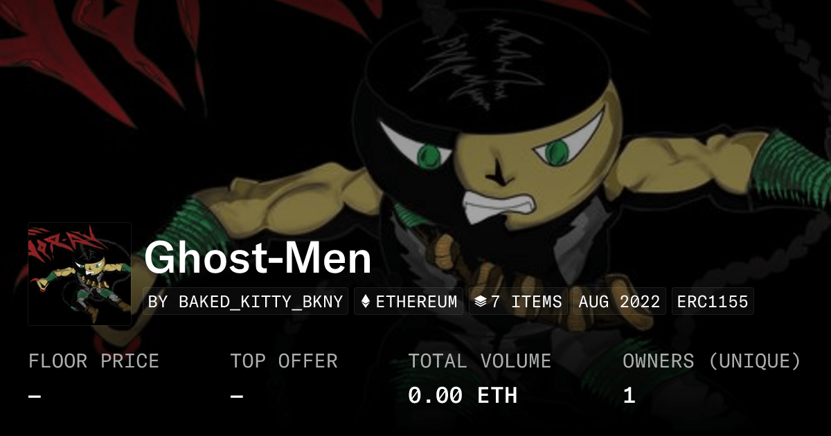 Ghost Men Collection Opensea
