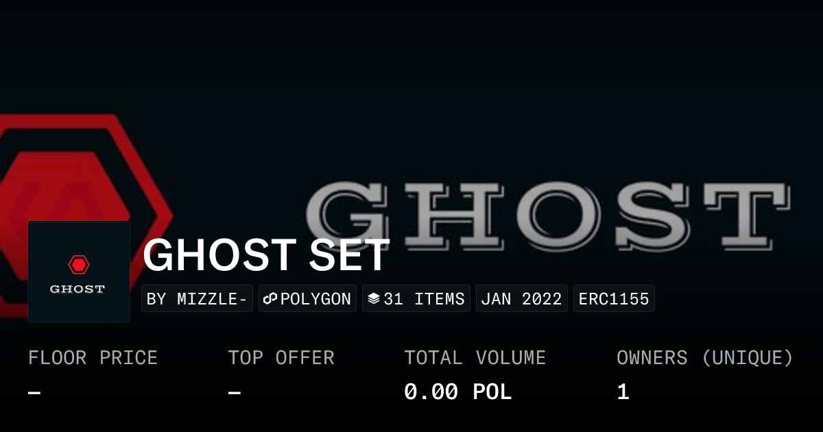 Ghost Set Collection Opensea