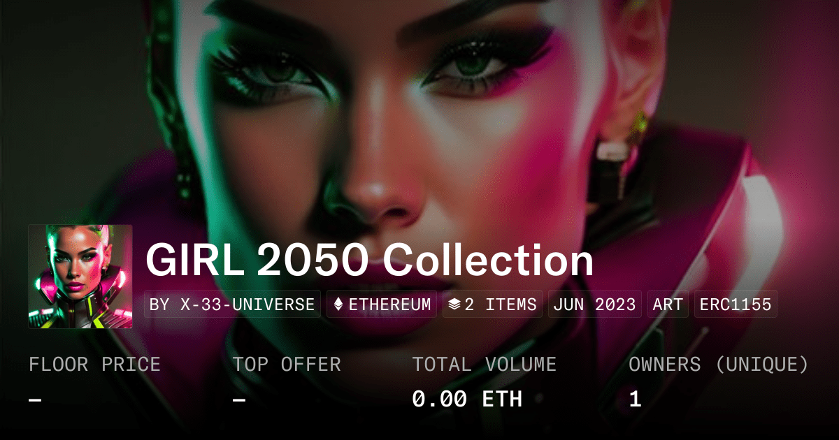 Girl 2050 Collection Collection Opensea