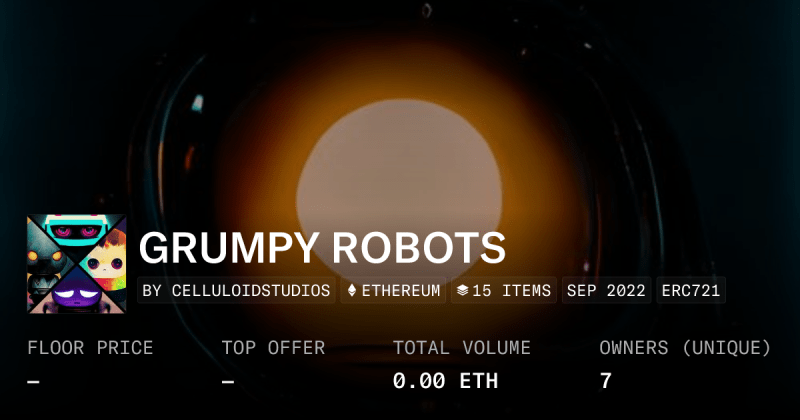 Grumpy Robots Nft Collection Opensea - Artistic 8K Colorful Illustrations | Free Download