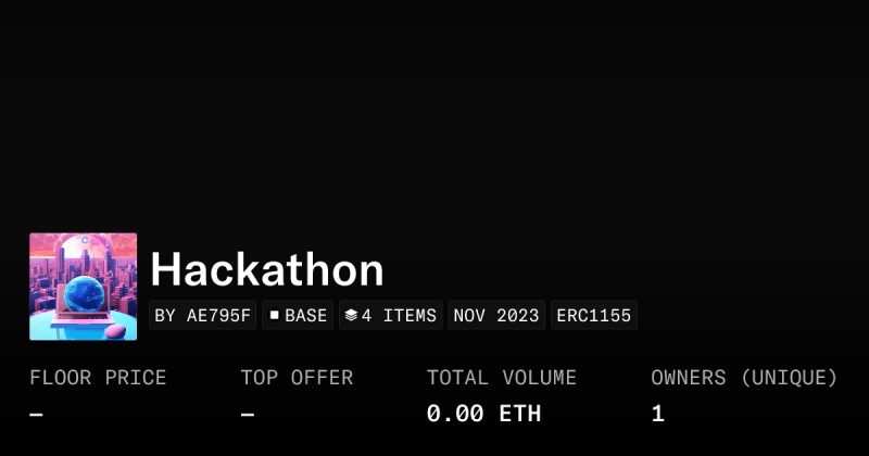 Hackathon V2 Collection Opensea - Best Dark Photos in Retina