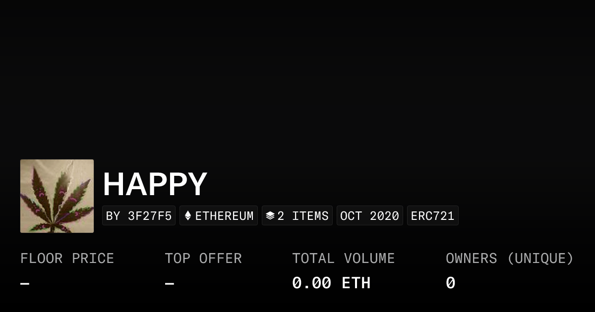 Happy Collection Opensea