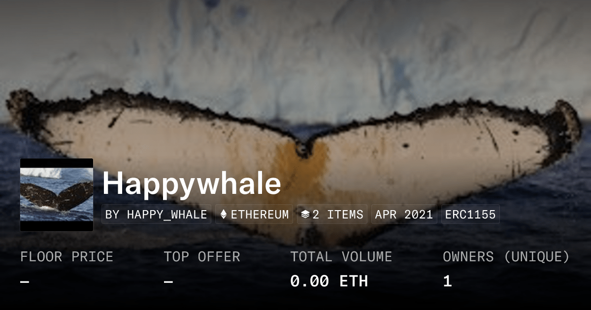 Happywhale Collection Opensea