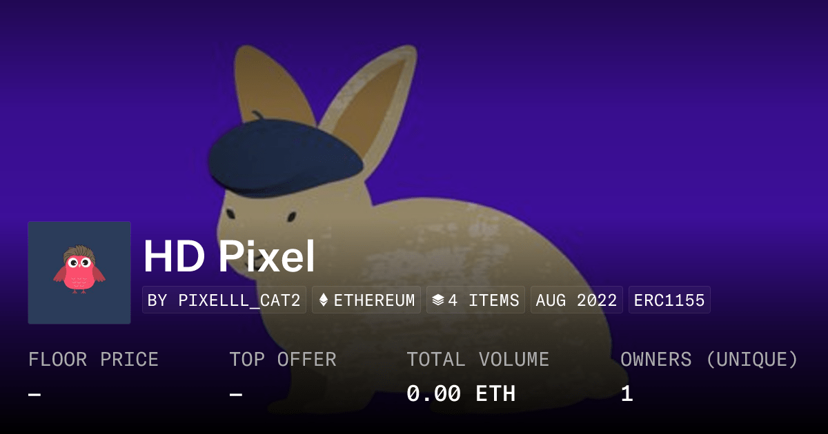 Hd Pixel Collection Opensea