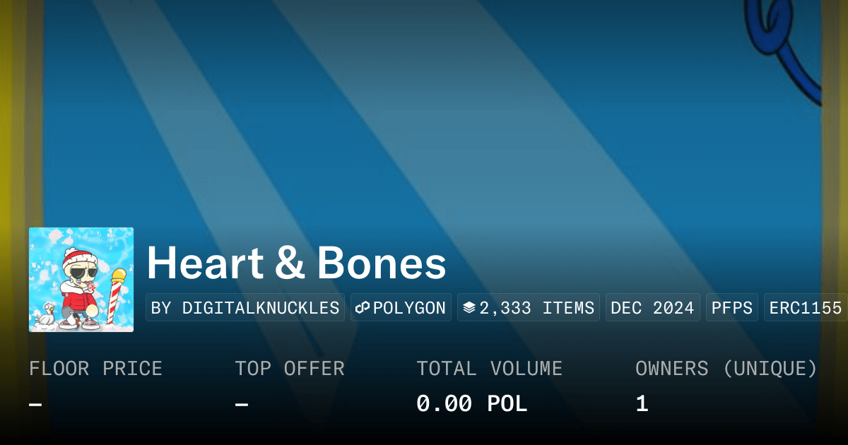 Heart Bones Collection Opensea