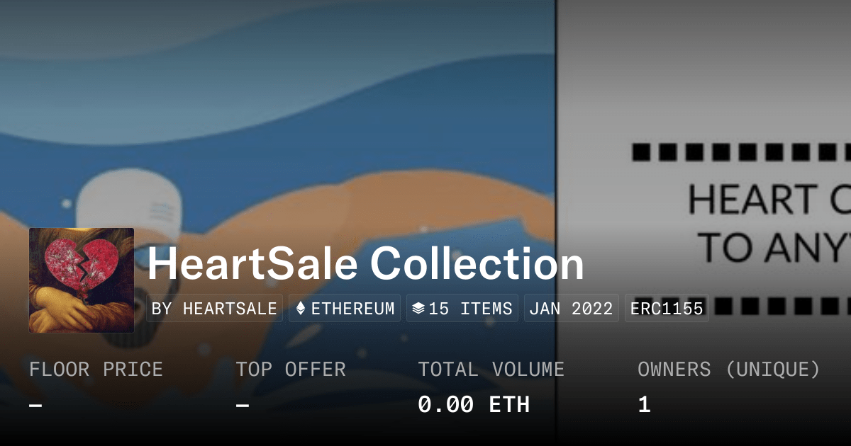 Heartsale Collection Collection Opensea