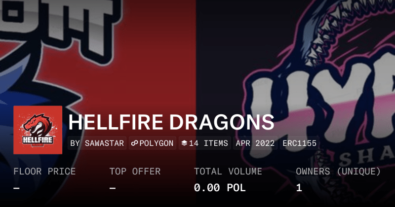 Hellfire Club V2 Collection Opensea - Premium Gradient Illustration Gallery - Desktop