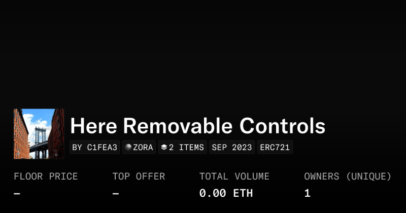 The Controls Collection Opensea - Vintage Photos - Modern Ultra HD Collection