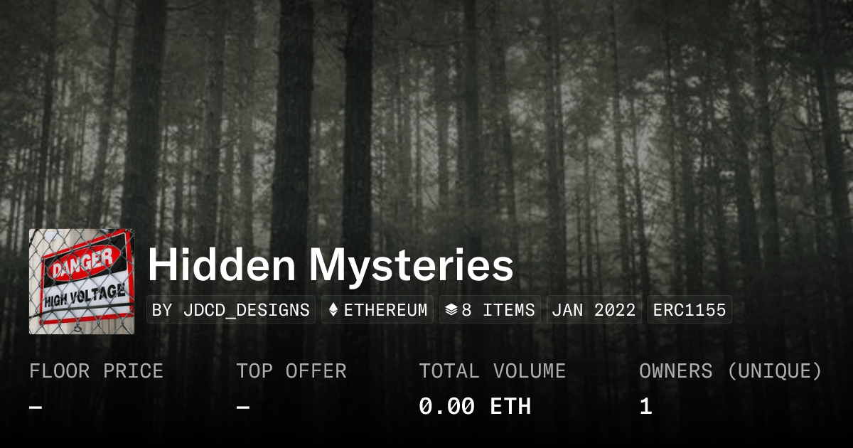 Hidden Mysteries Collection Opensea