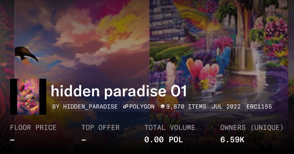 Hidden Paradise 01 Collection Opensea