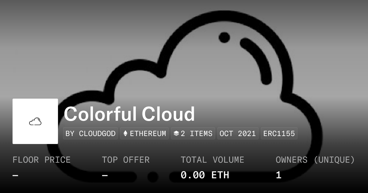 Colorful Cloud Collection Opensea