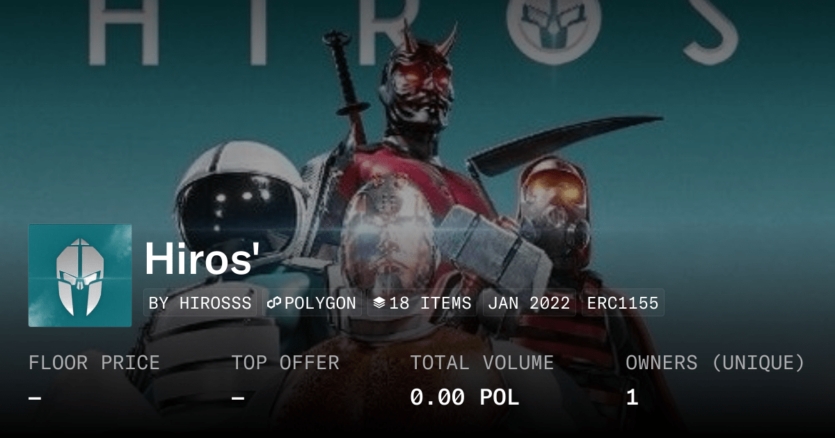 Hiros Collection Opensea