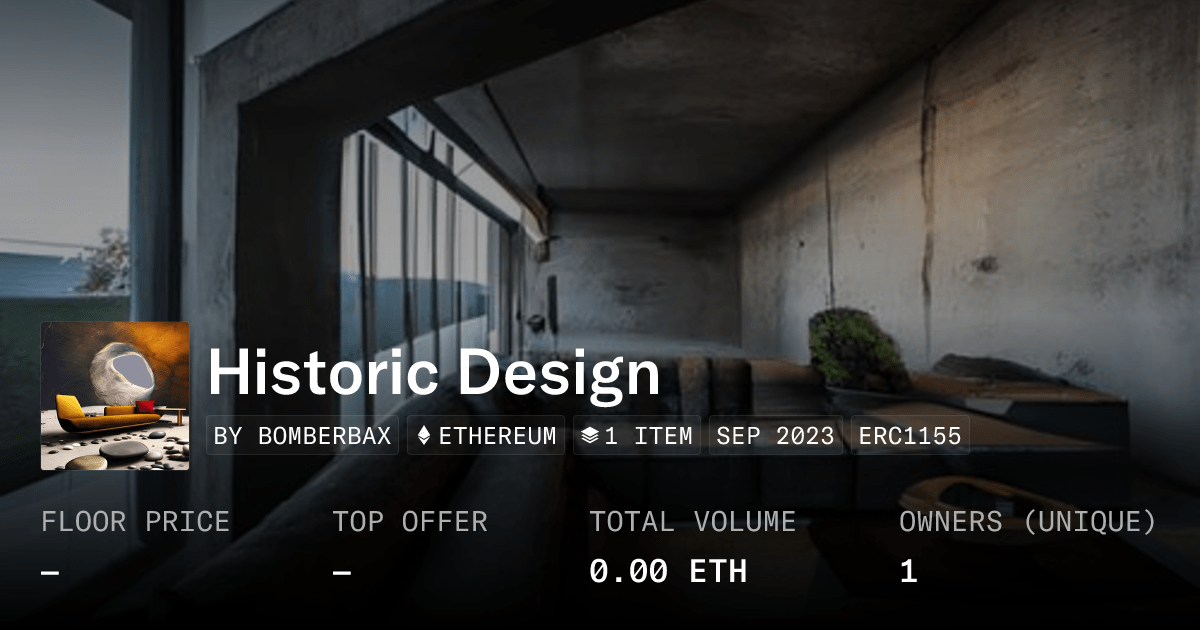 Historic Design Collection Opensea