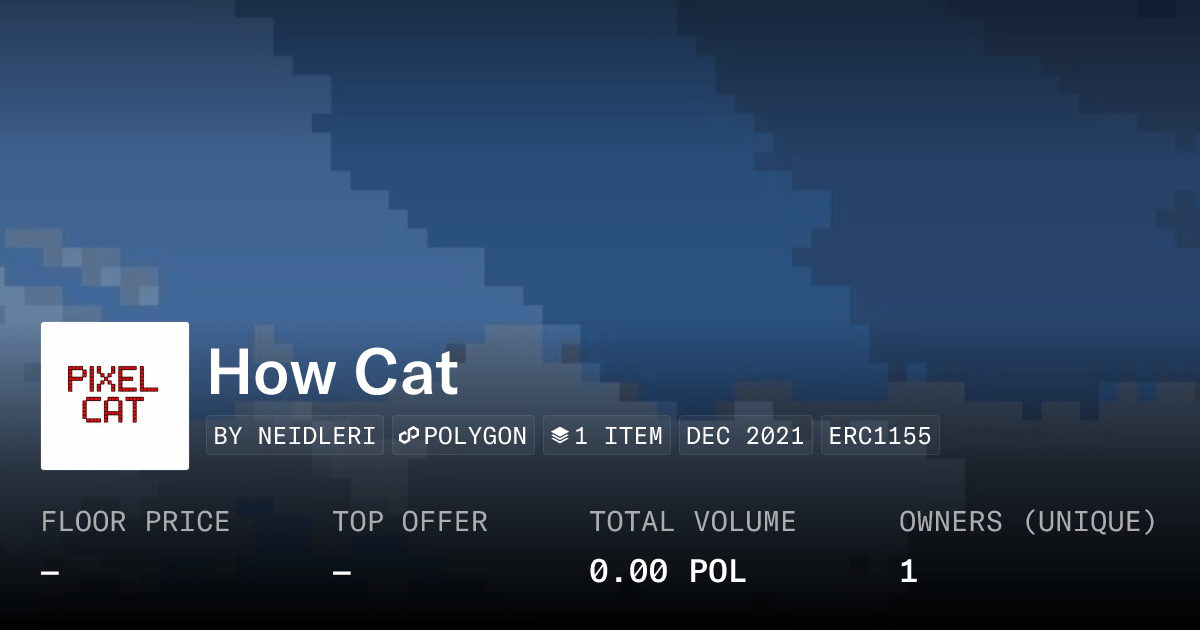How Cat Collection Opensea