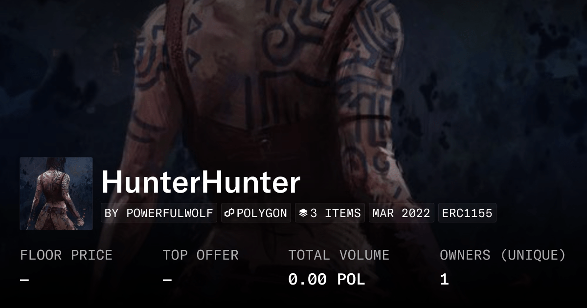 Hunterhunter Collection Opensea