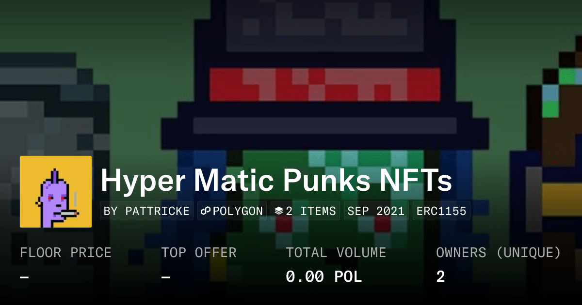 Hyper Matic Punks Nfts Collection Opensea