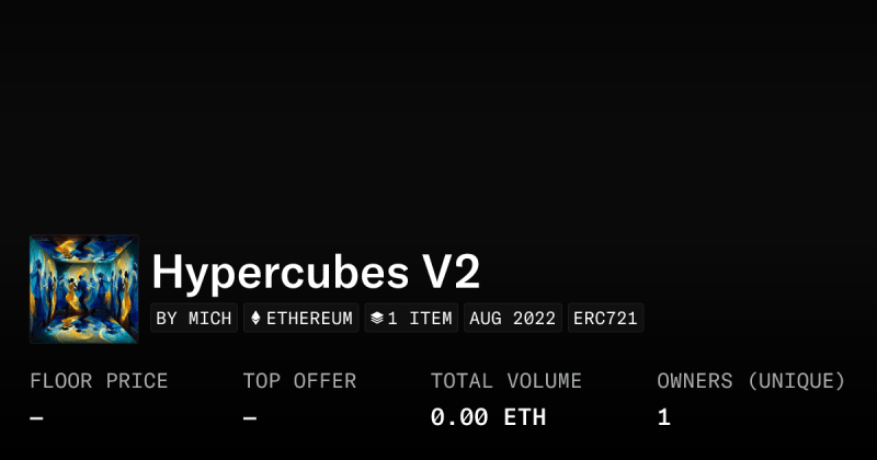 Hypercubes Hub Collection Opensea - Ultra HD Gradient Wallpaper - Full HD