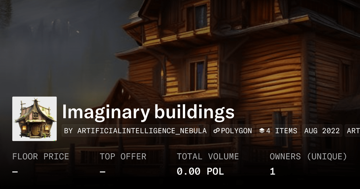 Imaginary Buildings Collection Opensea