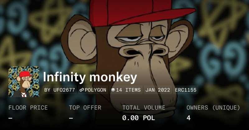 Monkey Infinity Collection Opensea - Sunset Image Collection - Full HD Quality