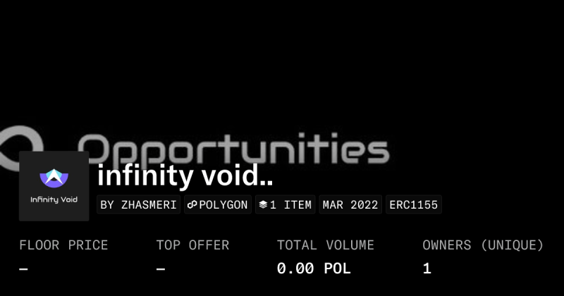 Infinity Void Collection Opensea - High Quality Abstract Picture - Full HD