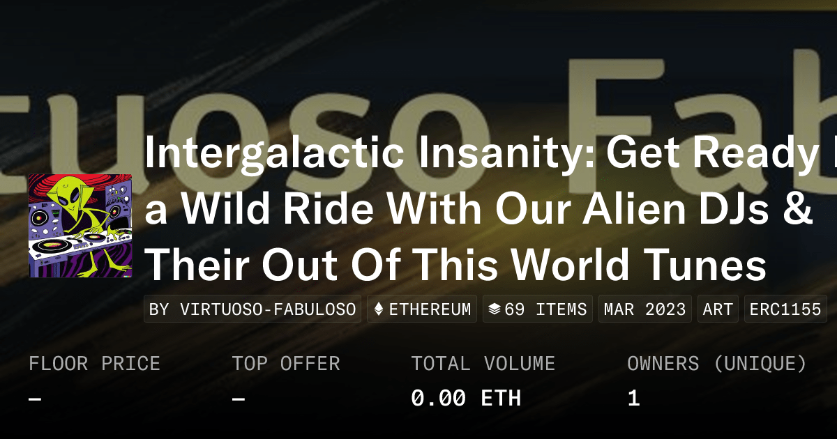 Intergalactic Insanity Get Ready For A Wild Ride With Our Alien Djs