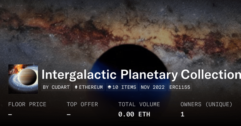 Intergalactic Planetary Collection Collection Opensea - Premium Vintage Illustration Gallery - Mobile